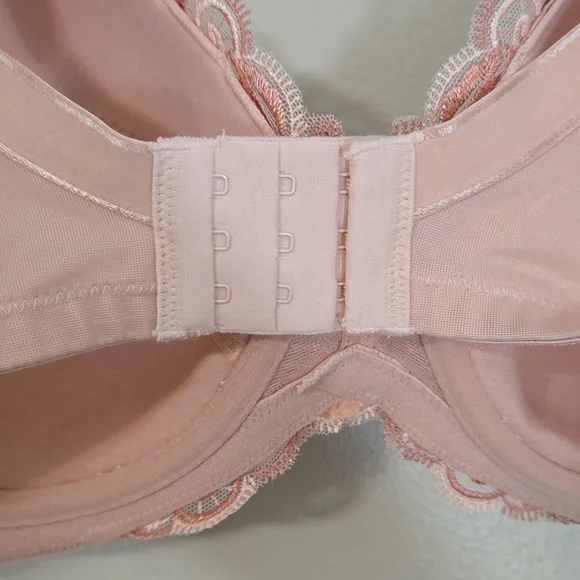 Soma Sensuous Sides Full Coverage Lace Peach Bra Size 40DD NWT - Picture 6 of 8